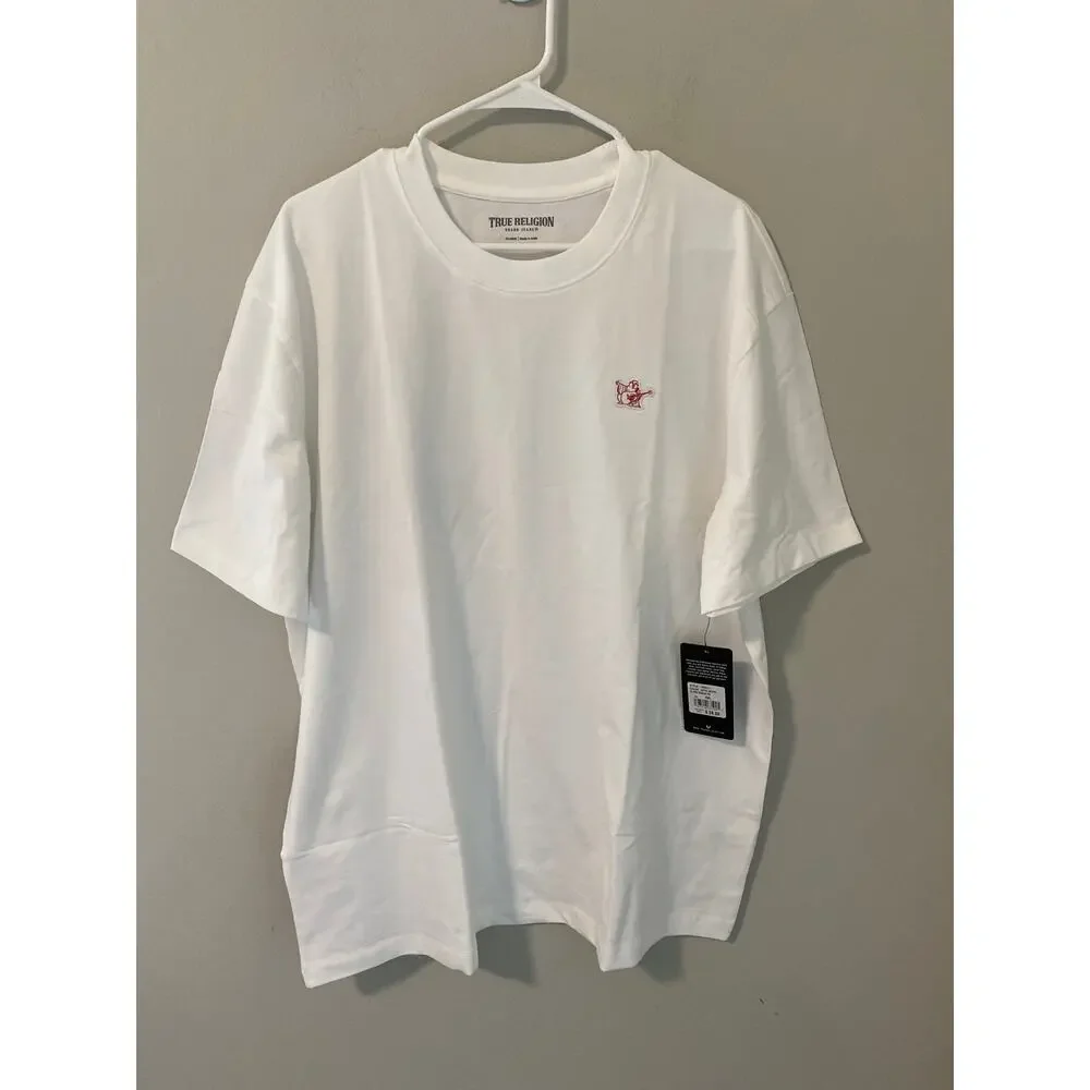 New True Religion Short Sleeve Mini Buddha Tee Men's Size 2XL